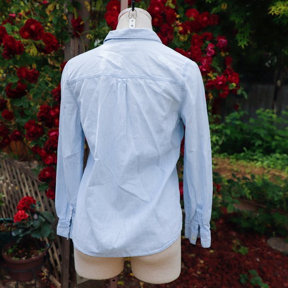 Chambray Button Up Shirt - Picture 4 of 8